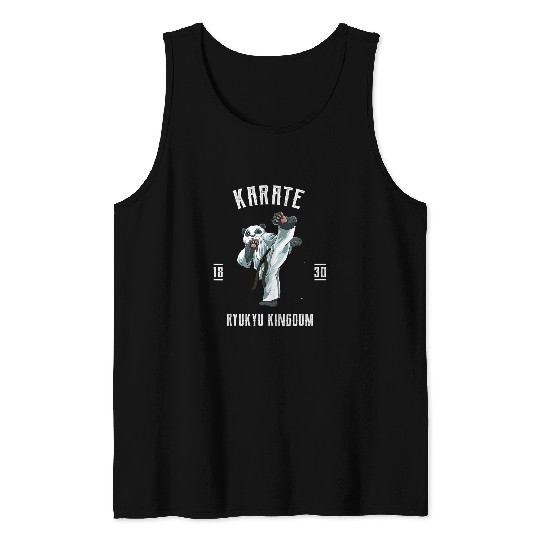 Karate Japanese Martial Arts Fighting MMA 3 Tank Tops