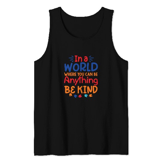Teacher Life Be Kind For Teacher Cat In Hat be Kind 7 Tank Tops