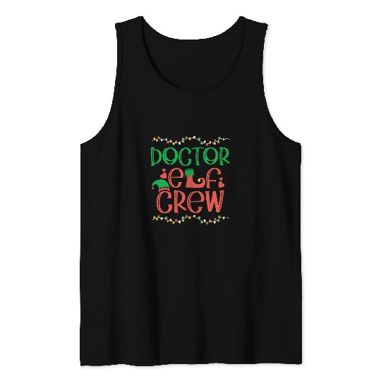Doctor Christmas Elf medicals Doctor Med School Student Tank Tops