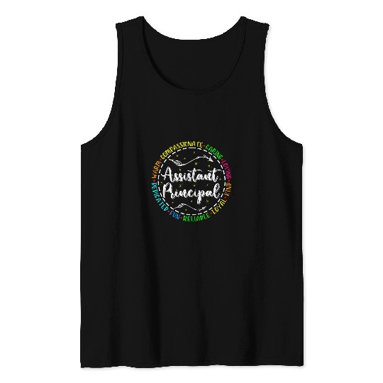 Assistant Principal School Teacher Principal Appreciation Tank Tops