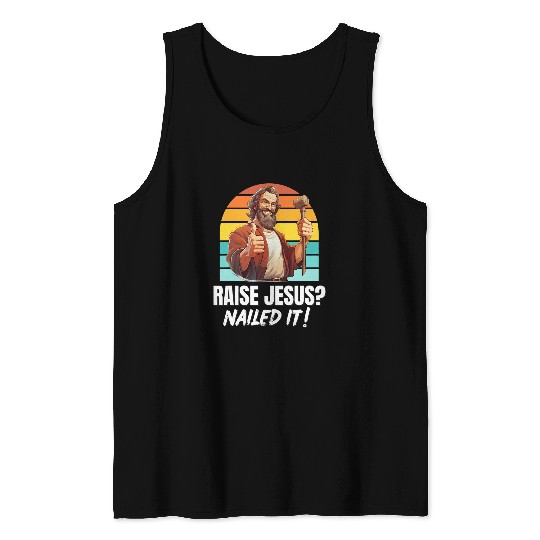 Funny Saint Joseph Catholic Father And Worker 2 Tank Tops
