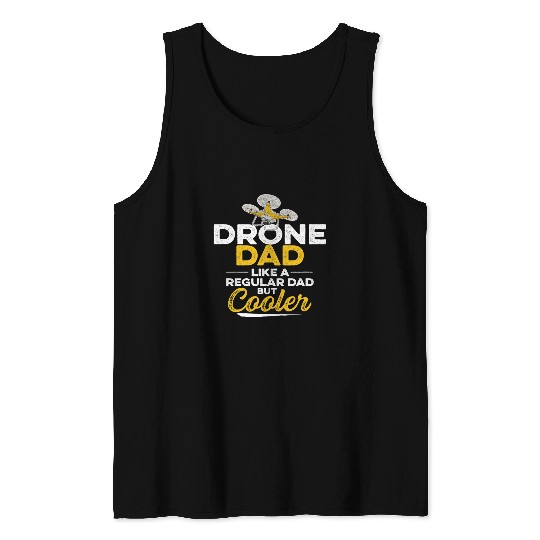 Mens Quadrocopter Flying Quote for your Drone Pilot Dad 1 Tank Tops