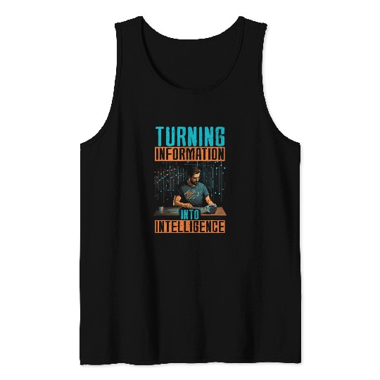 Elevate Style With Data Science Elegance Tank Tops