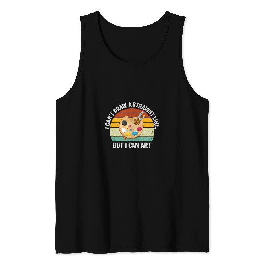 Artist Painter Men Women Draw Art Painting Funny Paint Tank Tops