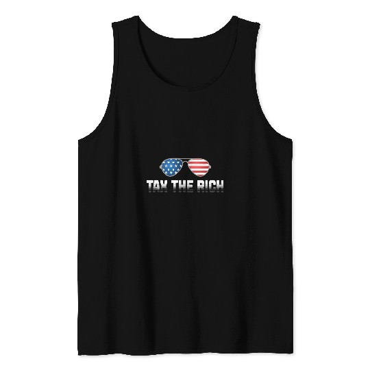 Tax The Rich vintages Retro Cancel Student Debt AOC 5 Tank Tops