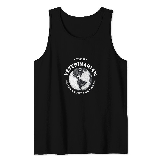 This Veterinarian Cares About the Earth Nature Lover Tank Tops