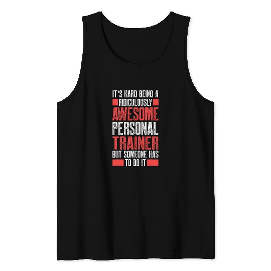 Personal Trainer Gym Coachs Ridiculously Wellness Coaching Tank Tops