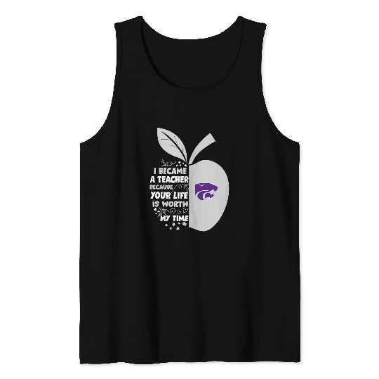 Kansas State Wildcats I Became Teacher Team Tank Tops