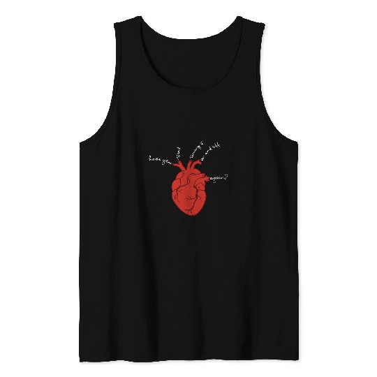 Cardiac nurses Anatomy CVICU Cath Lab Tech Cardiology Nursing Tank Tops