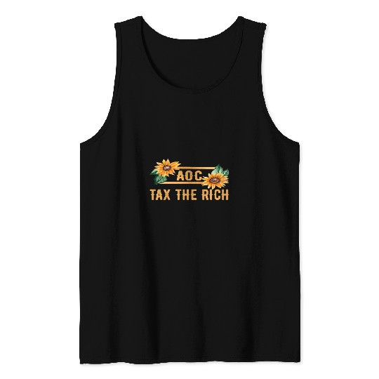 Tax The Rich vintages Retro Cancel Student Debt AOC 10 Tank Tops