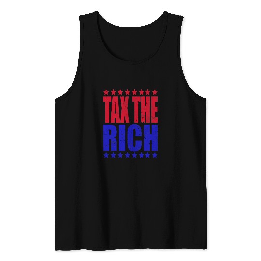 Tax The Rich vintages Retro Cancel Student Debt AOC 6 Tank Tops