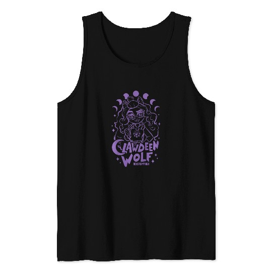 Kids Monster High STUDENT Clawdeen Purple Tank Tops