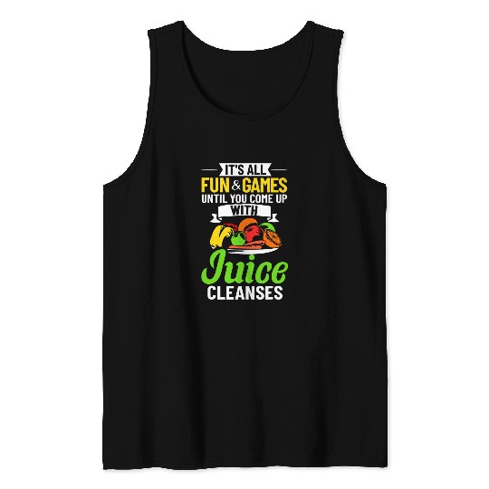 Dietary Worker Juice Cleanses Dietitian Nutritionist Tank Tops