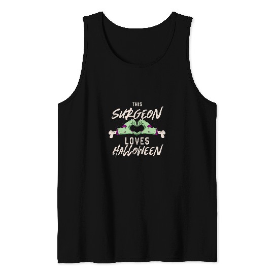 This Surgeon Loves Halloween Surgery Scary Surgical Doctor 2 Tank Tops