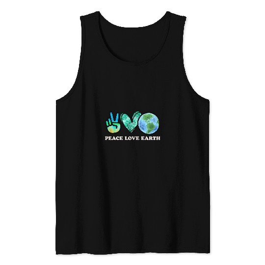 Earth Day Teacher Environment Day Recycle kids men women Tank Tops