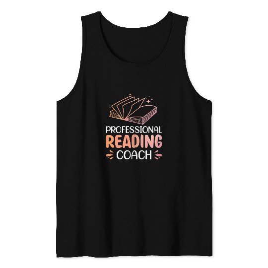 Professional Reading Coach Tank Tops