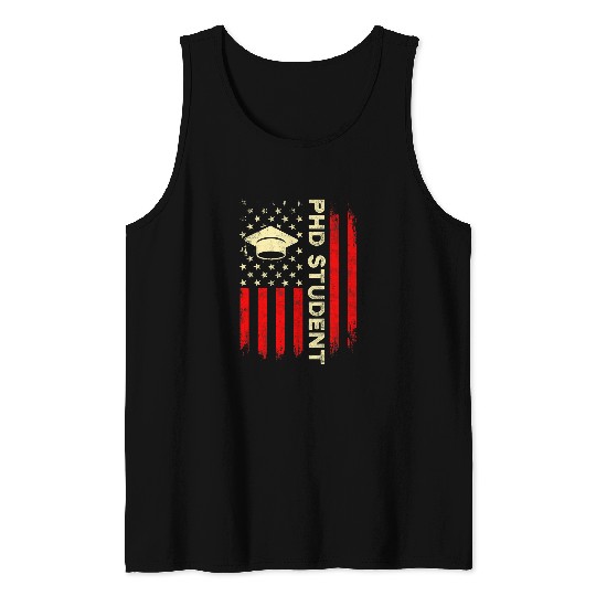 PhD Student Dissertation Doctorate Graduation 48 Tank Tops