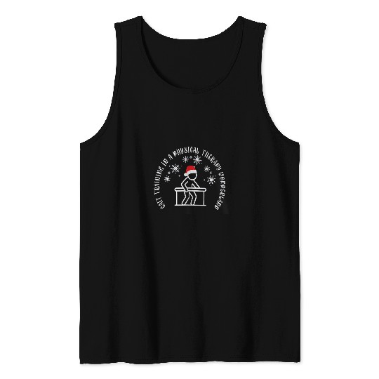 Gait Training In A Physical Therapist Wonderland Christmas Tank Tops