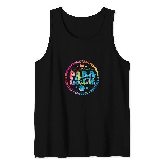 Educators Special Ed Teacher Special Education Paraeducator Tank Tops