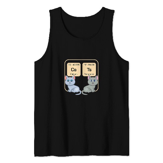 Cat Breeder Science Lover Future Physicist Physics Student Tank Tops