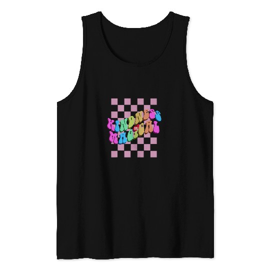 Retro KINDNESS IS MAGICAL AntiBullying Awareness Staff Tank Tops