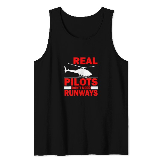 Helicopter Avitation Pilot Military Heli Aviator 1 Tank Tops