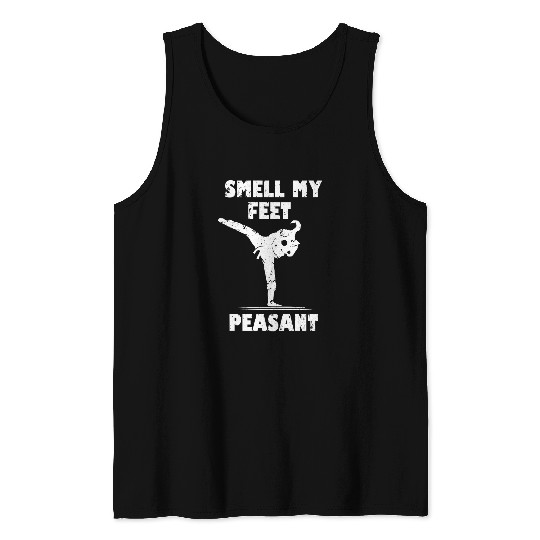 Funny taekwondo tournament martial arts saying training fighter Tank Tops
