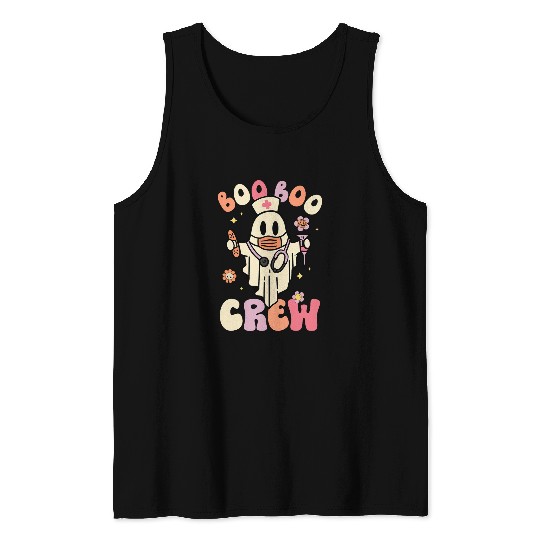 boo boo crew cute nurses halloween trick or treat Tank Tops