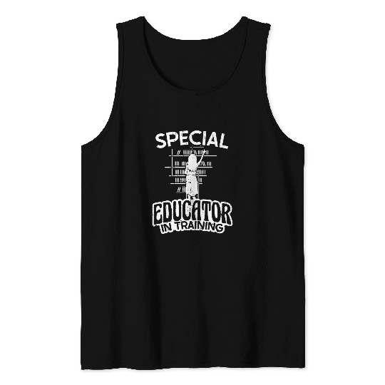 Teacher Scholar Educator Student Learning Special Education Tank Tops