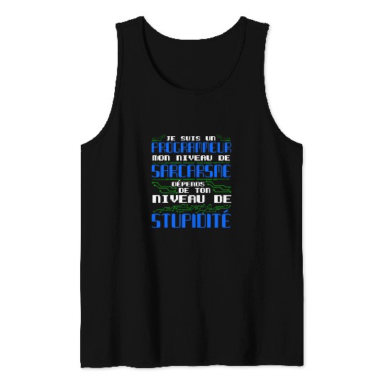 I am a programmer my level computer Tank Tops