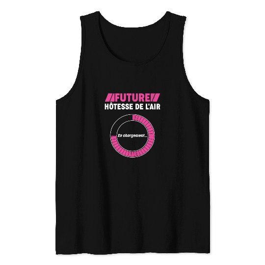 Future Air Hostess Student Air Training Institute Tank Tops
