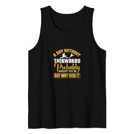 Funny Taekwondo Jiu Jitsu Karate Kendo Box Sport Men Women Tank Tops