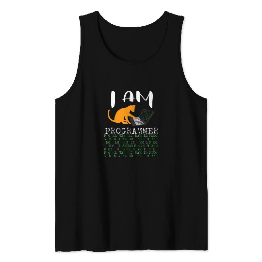 I am Programmer IT Technik Computer Admin Dev Informatist Tank Tops