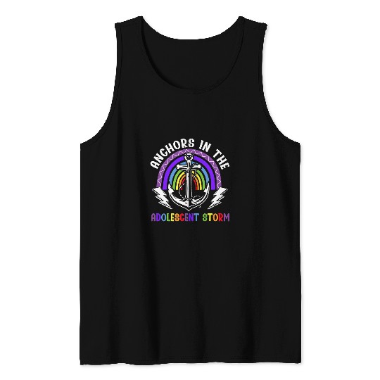 Middle School Counselor Student Counseling Profession 7 Tank Tops