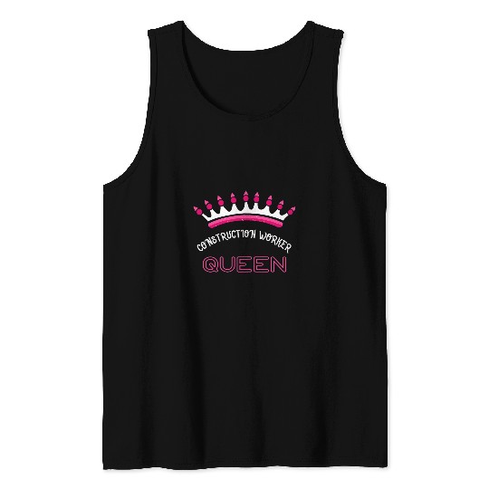 Construction Worker Queen Tank Tops