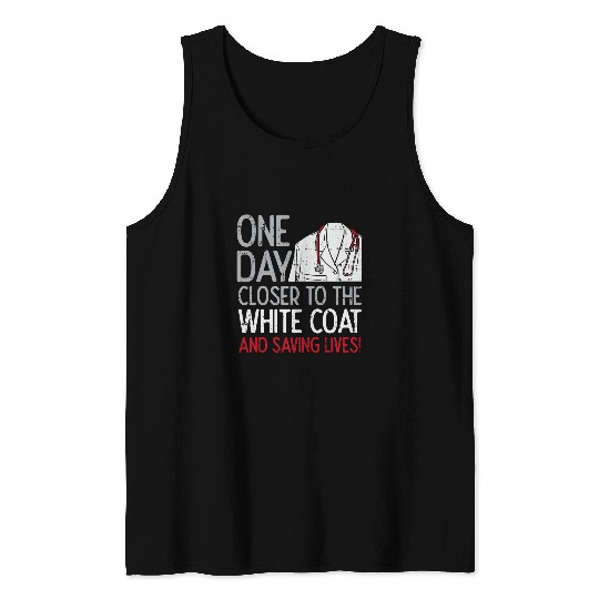 Future Doctor Lifesaver Funny Pre Med Med Student Tank Tops