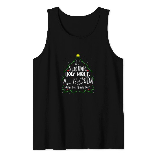 Funny nurses Christmas Registered RN LPN Nursing Student Tank Tops