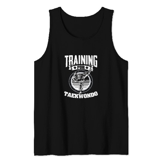 Funny Taekwondo Training Lesson For A Martial Artist Fighter Tank Tops