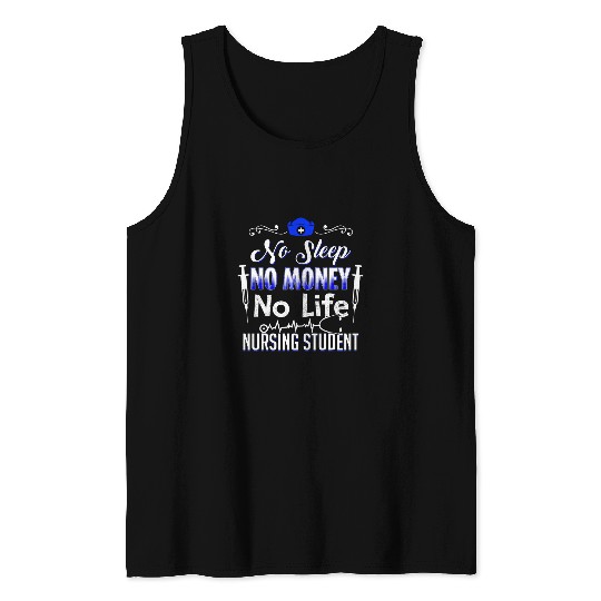 Funny Nursing Student Future RN LPN nurses Tank Tops