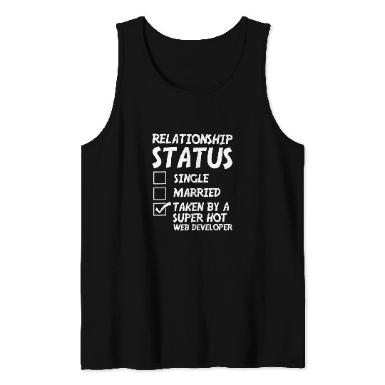 Funny Web Dev Programmer Coder Websites Web Developer Tank Tops
