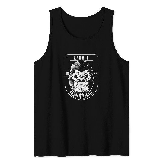 Japanese Gorilla Karate Gift 1 Tank Tops