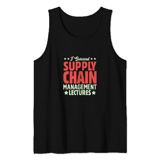 Funny Supply Chain Worker Supply Chain Jokes And Memes Tank Tops