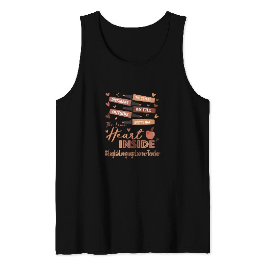 English Language Learner Teacher Black History Month Tank Tops