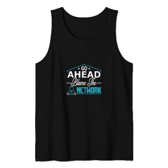 Network Expert Design for Software Engineers Programmer Tank Tops