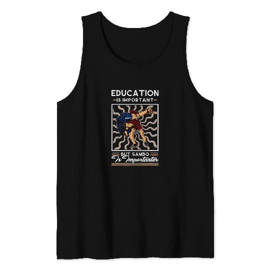 Sambo competition championship fighter wrestler wrestling 1 Tank Tops