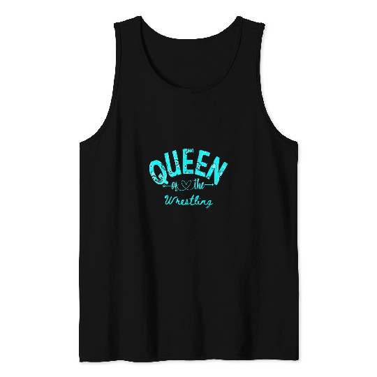 Womens Queen Of Wrestling Tank Tops