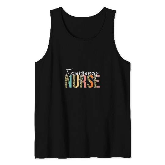 ER Tech Nursing Student Department RN Emergency Room nurses Tank Tops