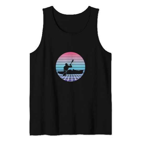 Kayaker Canoe Driver Kayak Kayak Boat vintages Retro Tank Tops