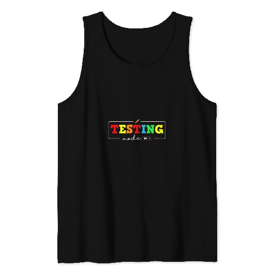 Test Day Teacher Testing Mode on Gifts for Women Kids Tank Tops