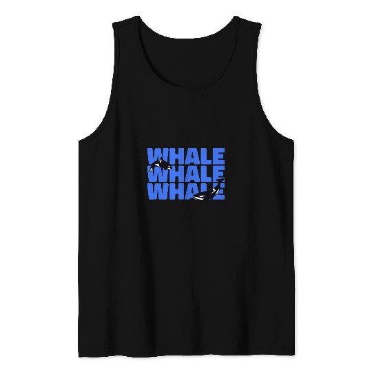 Future Marine Biologist Whale Whale Whale Orcas Tank Tops